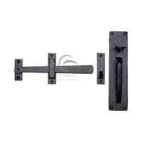 M.Marcus Black Iron Rustic FB571 Gate Handle and Latch