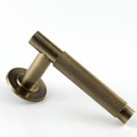 Hard and Ware TNL2RR3 Smooth and Knurled Lever on Stepped Round Rose