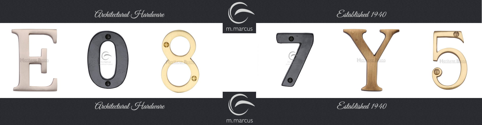 MMarcus letters and numbers 