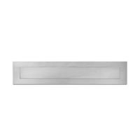 SG Brushed stainless steel letter box plate or internal flap